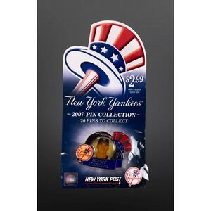 NY Yankees 2007 Scott Proctor Pin NY Post Collection MLB Baseball NIP Sealed